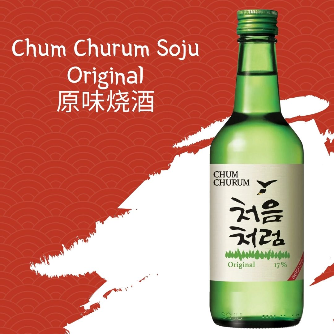 Chum Churum Soju Original 原味烧酒 20 x 360ml - BevSale