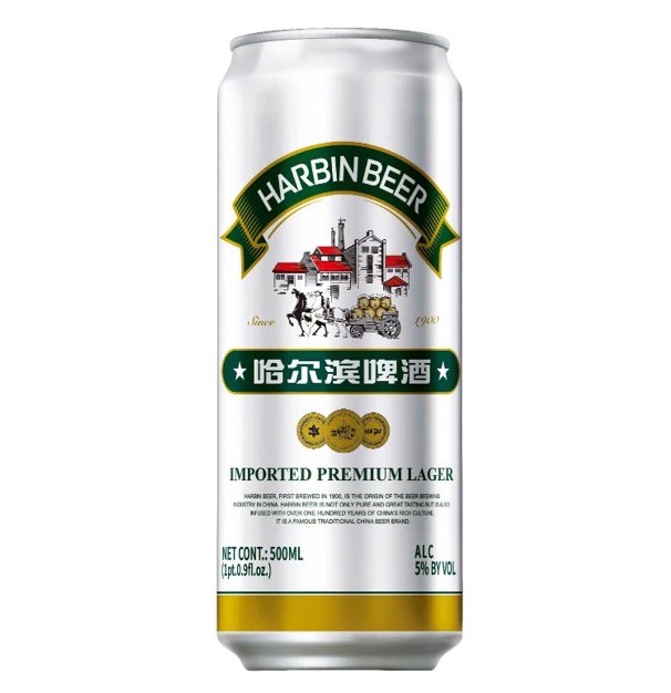 Harbin Premium Lager Cans 500ml x 12 - BevSale