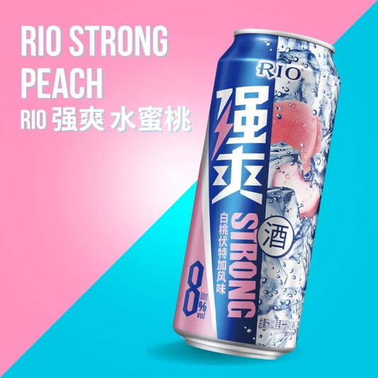 Rio Strong Peach 强爽 水蜜桃 12 x 500ml - BevSale