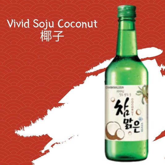 Vivid Coconut Soju 椰子 20 x 360ml - BevSale